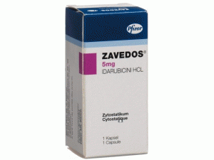 伊达比星，伊达比星注射粉剂Idarubicin（ZAVEDOS 10mg/10ml）