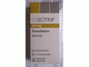 阿法替尼，马来酸阿法替尼片 ジオトリフ錠（Gilotrif 30mg Tablets）