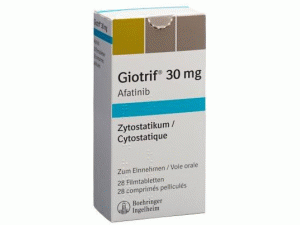 阿法替尼，阿法替尼薄膜衣片afatinib（Giotrif 50mg Filmtabletten）