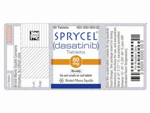 达沙替尼，达沙替尼片Dasatinib (SPRYCEL 100MG TBL FLM 30)