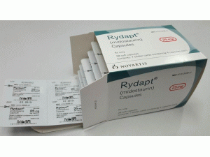 雷德帕斯，雷德帕斯胶囊midostaurin (Rydapt 25mg Capsules 4X28 blst)