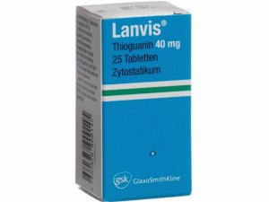 鸟嘌呤，鸟嘌呤片Lanvis Tabletten 40mg(Thioguanine )