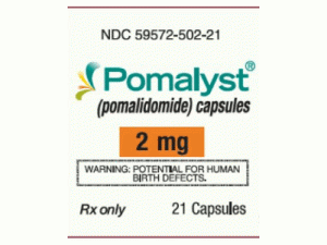 泊马度胺胶囊pomalidomide(Pomalyst Capsules 2mg)