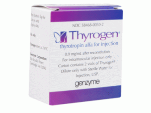 促甲状腺素-α冻干粉注射剂Thyrogen 1.1mg(Thyrotropin alfa)