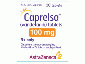 凡德他尼片Caprelsa 100mg tablets(vandetanib)