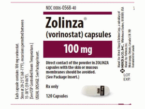 伏立诺他胶囊ZOLINZA 100MG CAPS DPSH(VORINOSTAT)