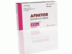 依维莫司片Everolimus（Afinitor Tablets 2.5mg）