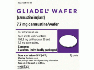 卡莫司汀颅内使用植入膜剂(GLIADEL WAFER-KEEP FROZEN)