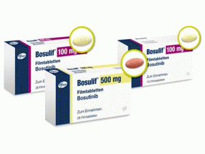 博舒替尼薄膜片BOSULIF filmcoated Tablets 500mg(Bosutinib)