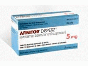 依维莫司口服混悬液片Afinitor DISPERZ 5mg Tablets(everolimus)