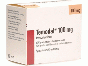 替莫唑胺胶囊Temozolomide(Temodal Kapseln Beute 20x100mg)