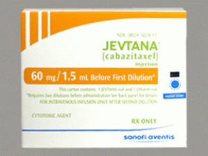 卡巴他赛稀浓缩灌注（Jevtana 60mg Infusionsloesungskonzentrat）