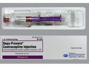 醋酸甲羟孕酮注射器contraceptive(Depo-Provera 150mg/ml)