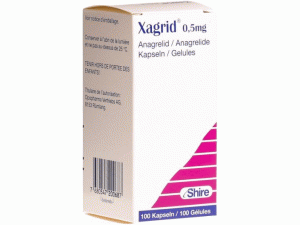 安归宁胶囊Anagrelide(Xagrid Kapseln 0.5mg)