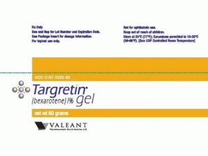 贝沙罗汀凝胶bexarotene(Targretin gel 1%.60g tube)