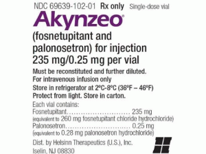 复方奈妥吡坦/帕洛诺司琼冻干粉注射剂Akynzeo for Injection