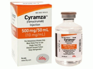 雷莫芦单抗注射溶液Cyramza injection 10mg/ml 50ml(ramucirumab)