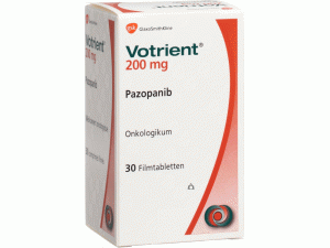 盐酸帕唑帕尼薄膜片Votrient Filmtabletten 200mg