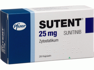 舒尼替尼胶囊Sutent Kaps 25Mg(Sunitinib Malate )