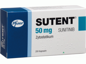 舒尼替尼胶囊Sutent Kaps 50Mg(Sunitinib Malate )