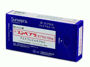 阿舒瑞韦胶囊(Asunaprevir/Sunvepra Capsules 100mg)说明书