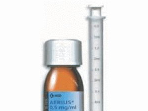 地氯雷他定口服溶液(Desloratadine/AERIUS 0.5mg/ml 150ml)说明书
