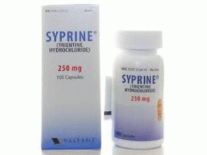 盐酸曲恩汀胶囊Trientine(Syprine 250mg Capsule)说明书