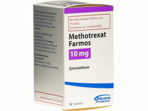 甲氨蝶呤薄膜片(Methotrexat Farmos Tablette 10×10mg)说明书