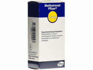 甲氨蝶呤薄膜片(Methotrexat Pfizer Tabletten 2.5mg)说明书