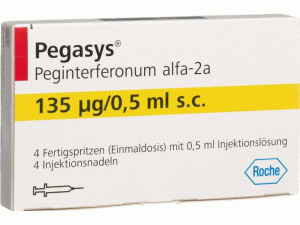 聚乙二醇干扰素α-2a预充注射器(Pegasys Injektionslösung 135mcg/0.5ml)说明书