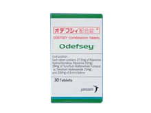 盐酸瑞匹韦林/替诺福韦富马酸阿芬太尼/恩曲他滨复合片(Odefsey Combination Tablets)说明书