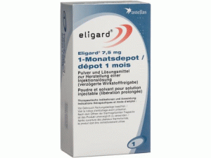 醋酸亮丙瑞林注射粉/预填充注射器(Eligard 7.5mg试剂盒)说明书