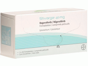 瑞戈非尼薄膜片Stivarga Filmtabletten 40mg（regorafenib ）说明书