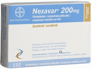 甲苯磺酸索拉非尼薄膜衣片Nexavar Filmtabletten 200mg（Sorafenib ）说明书