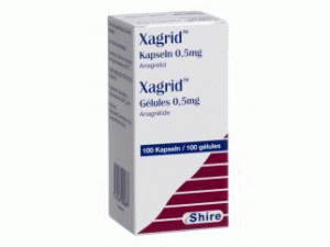 盐酸阿那格雷胶囊Xagrid 0.5mg Kapseln（Anagrelide ）说明书