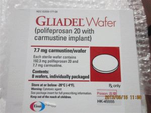 卡莫司汀植入膜剂(Gliadel waffr 7.7mg Implant)说明书