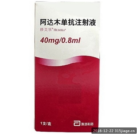 阿达木单抗注射器（ADALIMUMAB）2020年全球最新价格