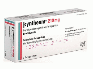 布罗达单抗预装注射器Kyntheum 210mg Injektionslösung(brodalumab )说明书