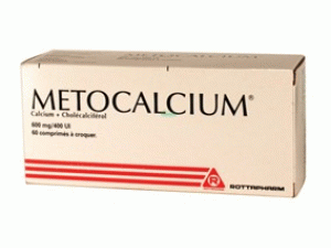 维生素D与钙咀嚼片(Metocalcium 600mg/400UI comprimé)说明书