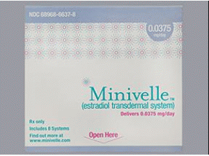 Minivelle transdermal system 0.0375mgmg（Estradiol 雌二醇透贴片）说明书