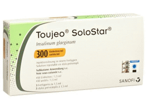 甘精胰岛素预填充注射笔(Toujeo Solostar 300E/ml Pen 3X1.5ml)说明书