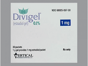 Divigel topical 0.1％gel 1mg(Estradiol 雌二醇凝胶)说明书