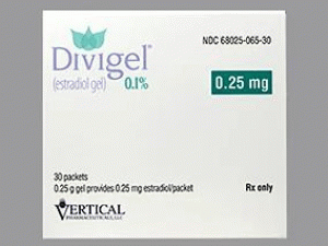 Divigel topical 0.1 gel 0.25mg(Estradiol 雌二醇凝胶)说明书
