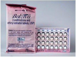 Balziva 28 day Tablets(复合乙炔基雌二醇/炔诺酮片)说明书