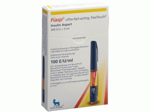 门冬胰岛素注射用药筒(Fiasp Penfill Injektionslösung 100E/3ml)