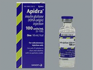葡萄糖酸胰岛素注射液insulin glulisine(Apidra injection 10ml)