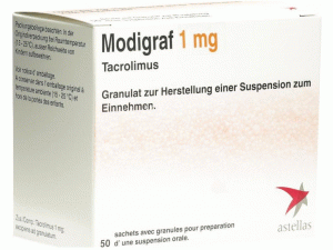 他克莫司颗粒口服混悬液Tacrolimus(Modigraf Granulat 1mg Beutel)