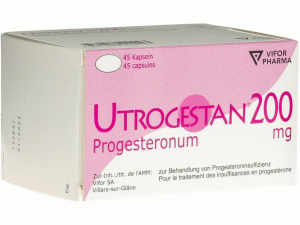 Utrogestan Kapseln 45x200mg（Progesterone 黄体酮胶囊）说明书