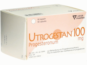 Utrogestan Kapseln 90x100mg（Progesterone 黄体酮胶囊）说明书
