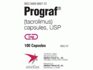 无水他克莫司胶囊Prograf capsules 5mg(tacrolimus)说明书